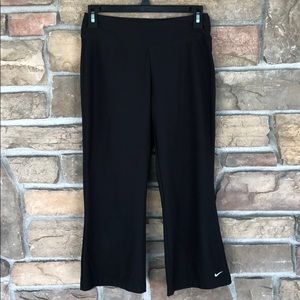 SALE! Nike Black Cropped Flare legging Size XS